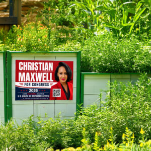 Christian Maxwell For Congress Yard Sign