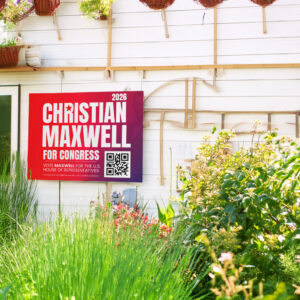 Christian Maxwell Yard Sign